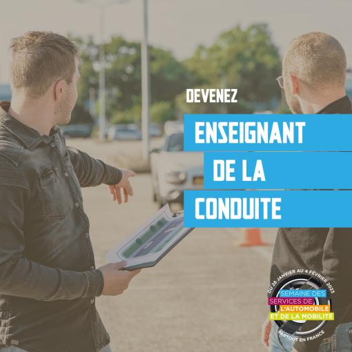 DEVENEZ ENSEIGNANT -- DE LA CONDUITE