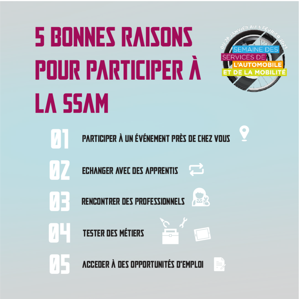 5 BONNES RAISONS POUR PARTICIPER A LA 55AM